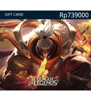 League of Legends IDR 739000 Prepaid RP Card ID Key 